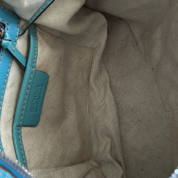 Vintage MK Turquoise purse bag - Picture 12 of 16